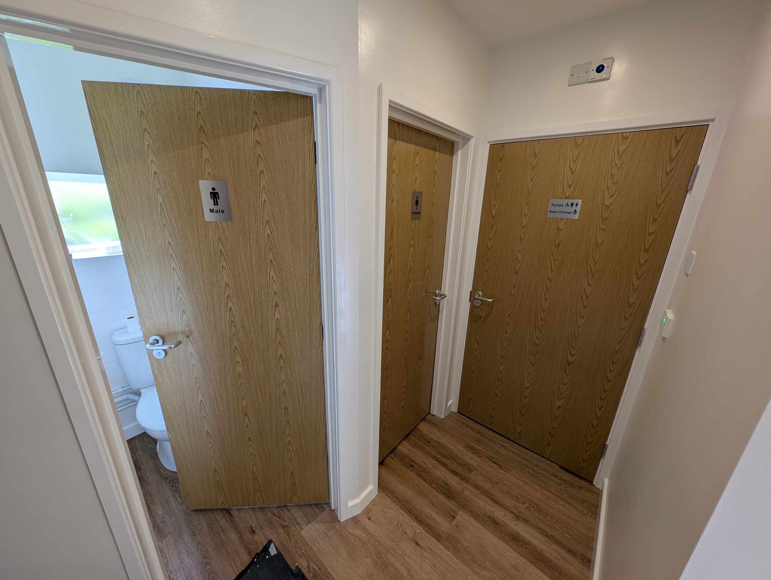 Three New Toilets and a Floor Removed